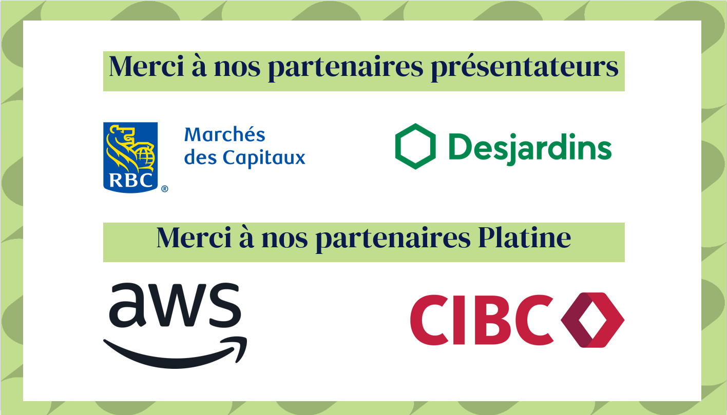Partenaires platine et présentateurs de notre 32e édition de golf